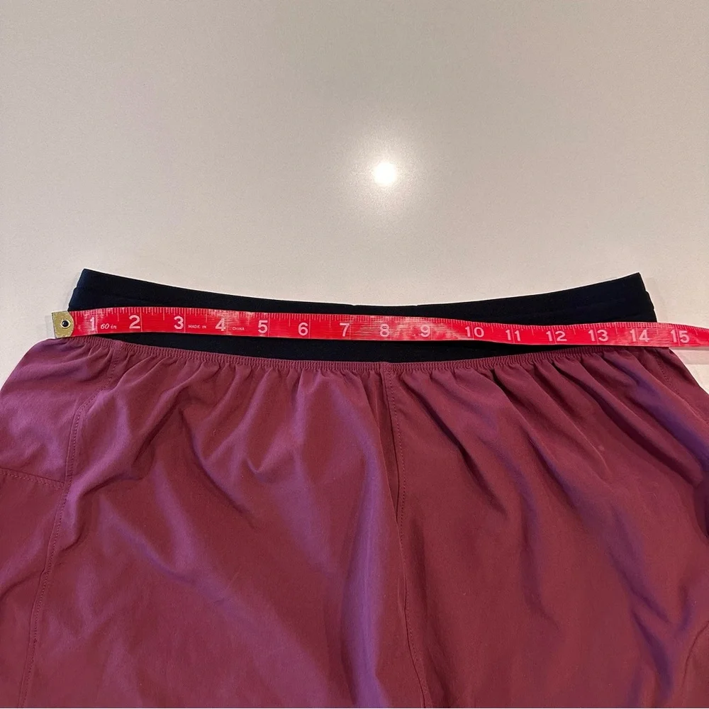Men’s Korsa Overdrive 8” Running Short in Wine‎ Size Medium